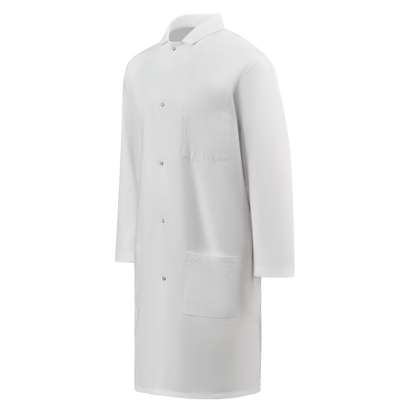 Polyester Butcher Coat with Pockets - Front